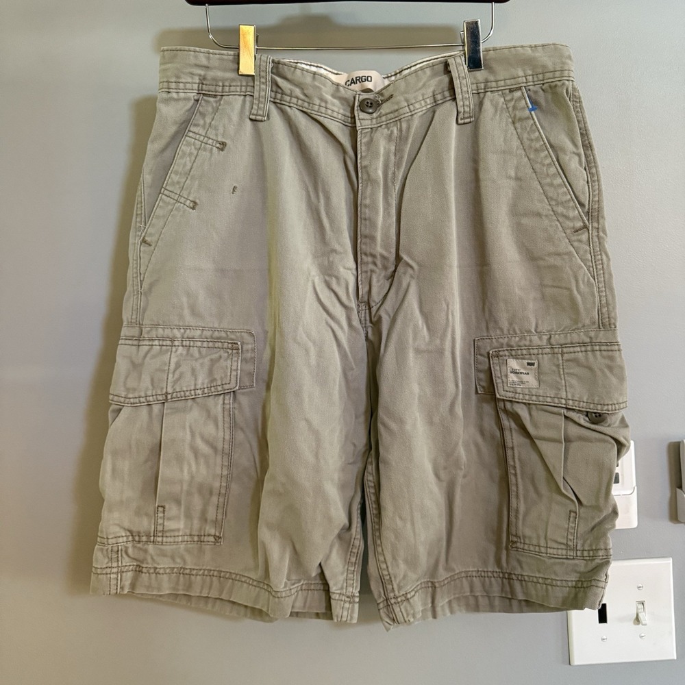 Levis Workwear Cargo Shorts Vintage Cotton  Canvas Men's‎ 34